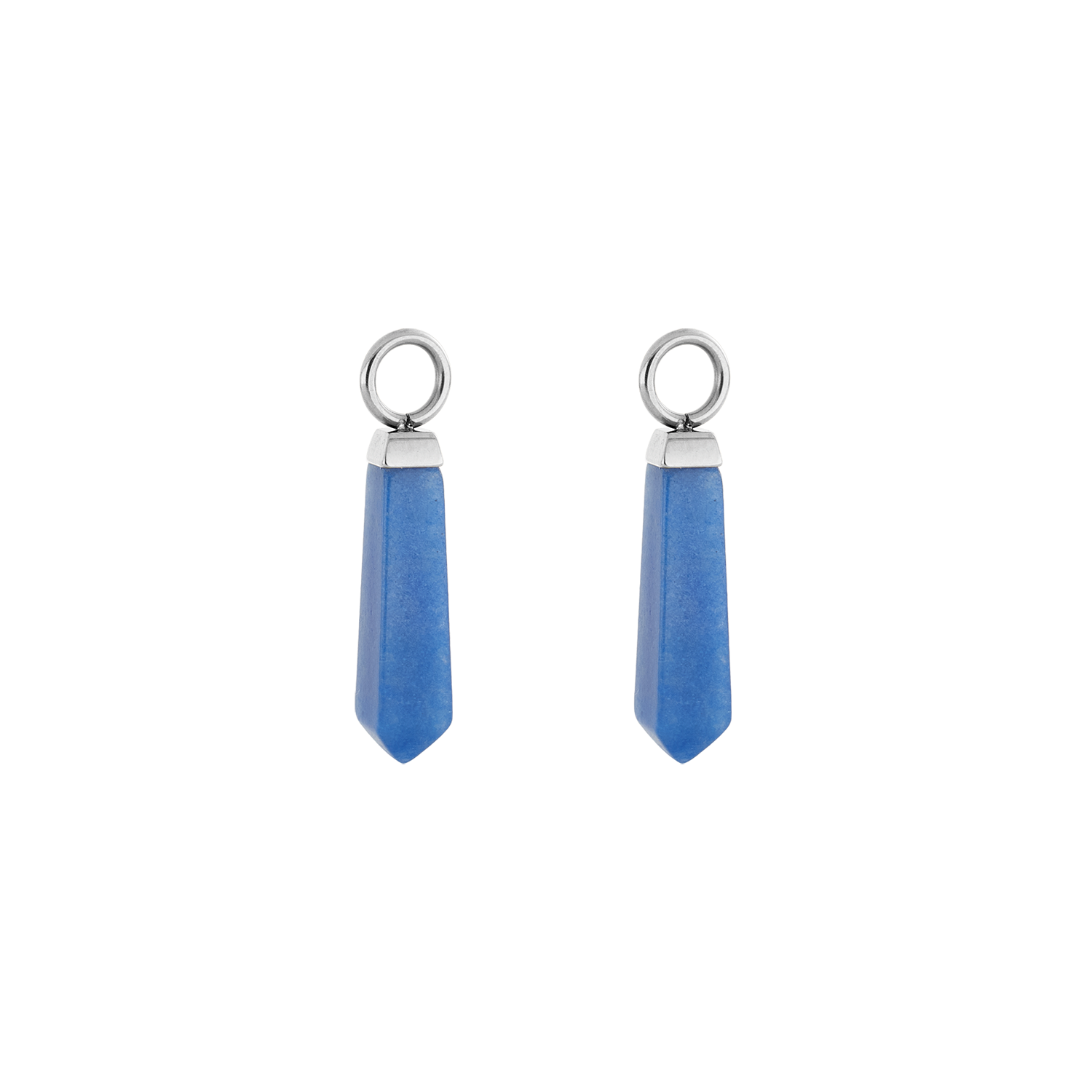EAR ME UP Charm Obelisk Silber-Blau von COEUR DE LION