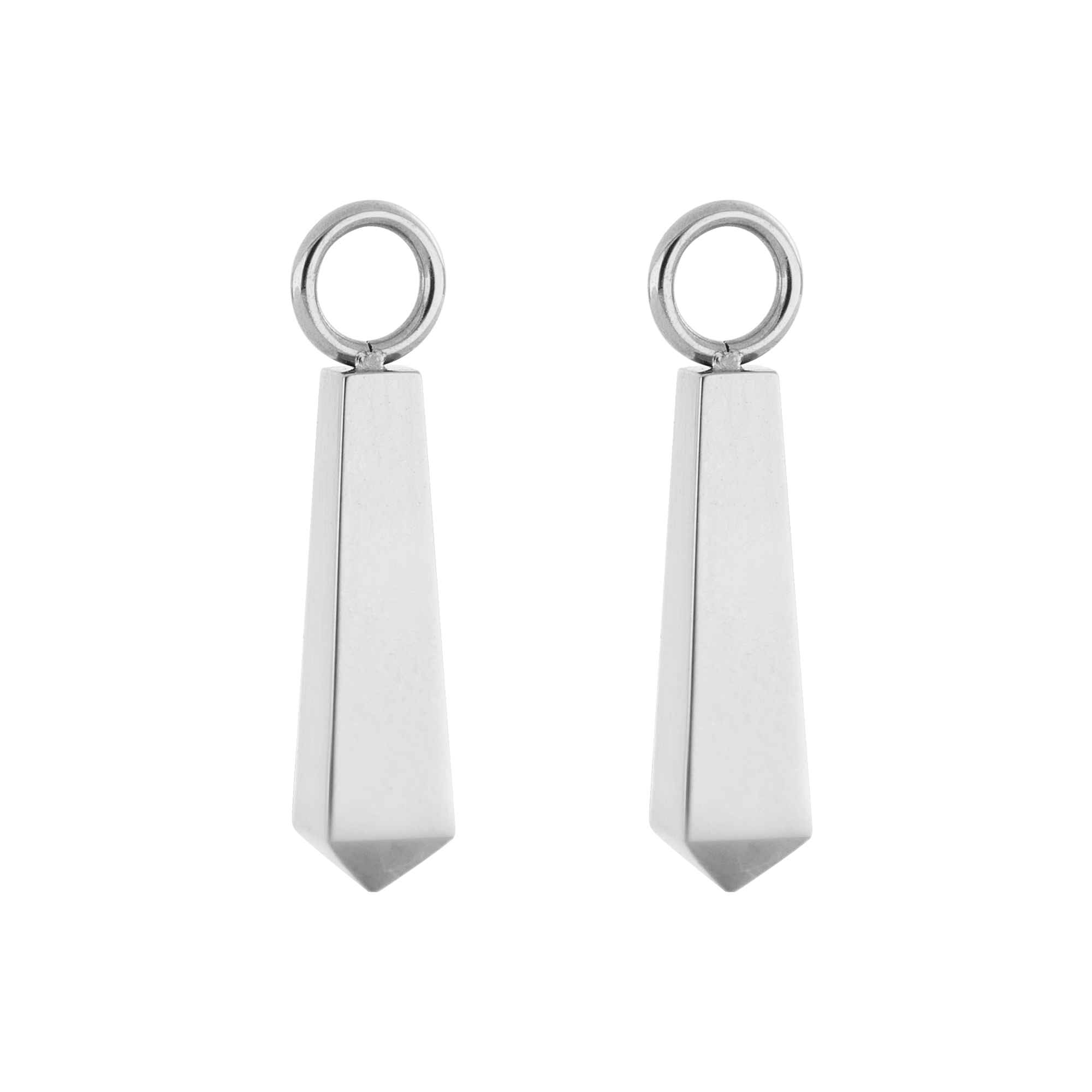 EAR ME UP Charm Obelisk Silber von COEUR DE LION – Detailaufnahme