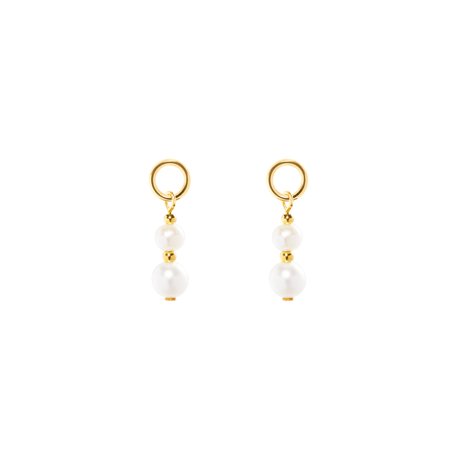 EAR ME UP Charm Pearls gold-weiß von COEUR DE LION