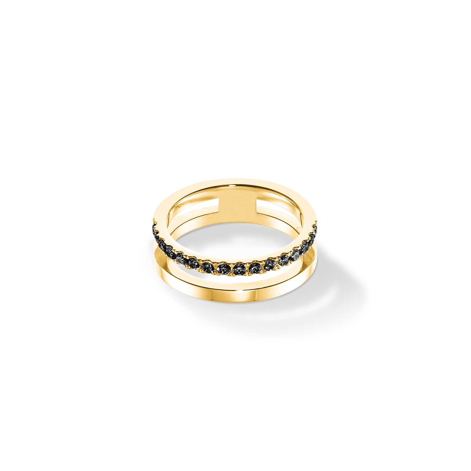Eternal Unity Ring gold-schwarz von COEUR DE LION
