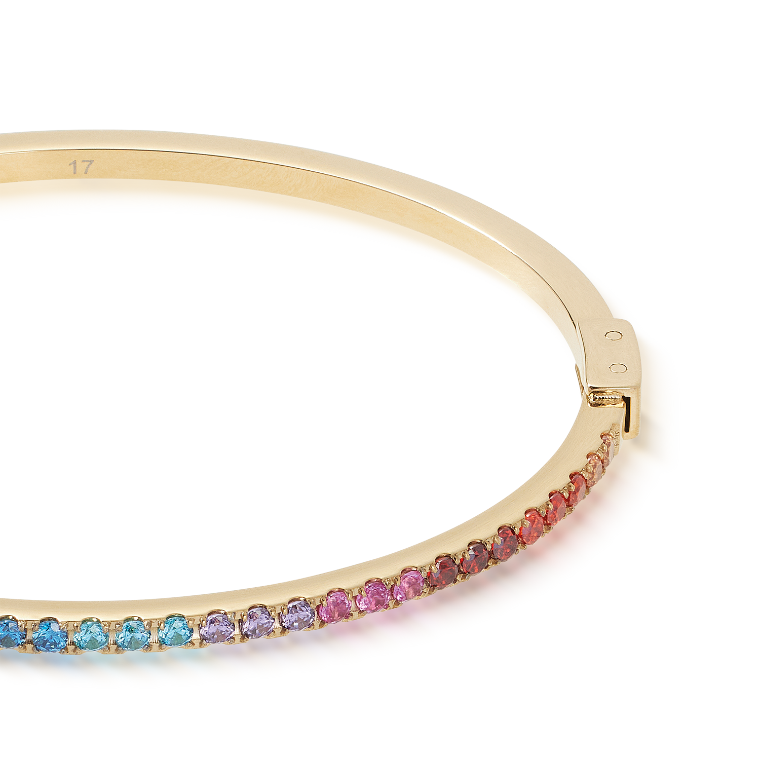Eternal Love Armreif gold-rainbow von COEUR DE LION – Detailaufnahme