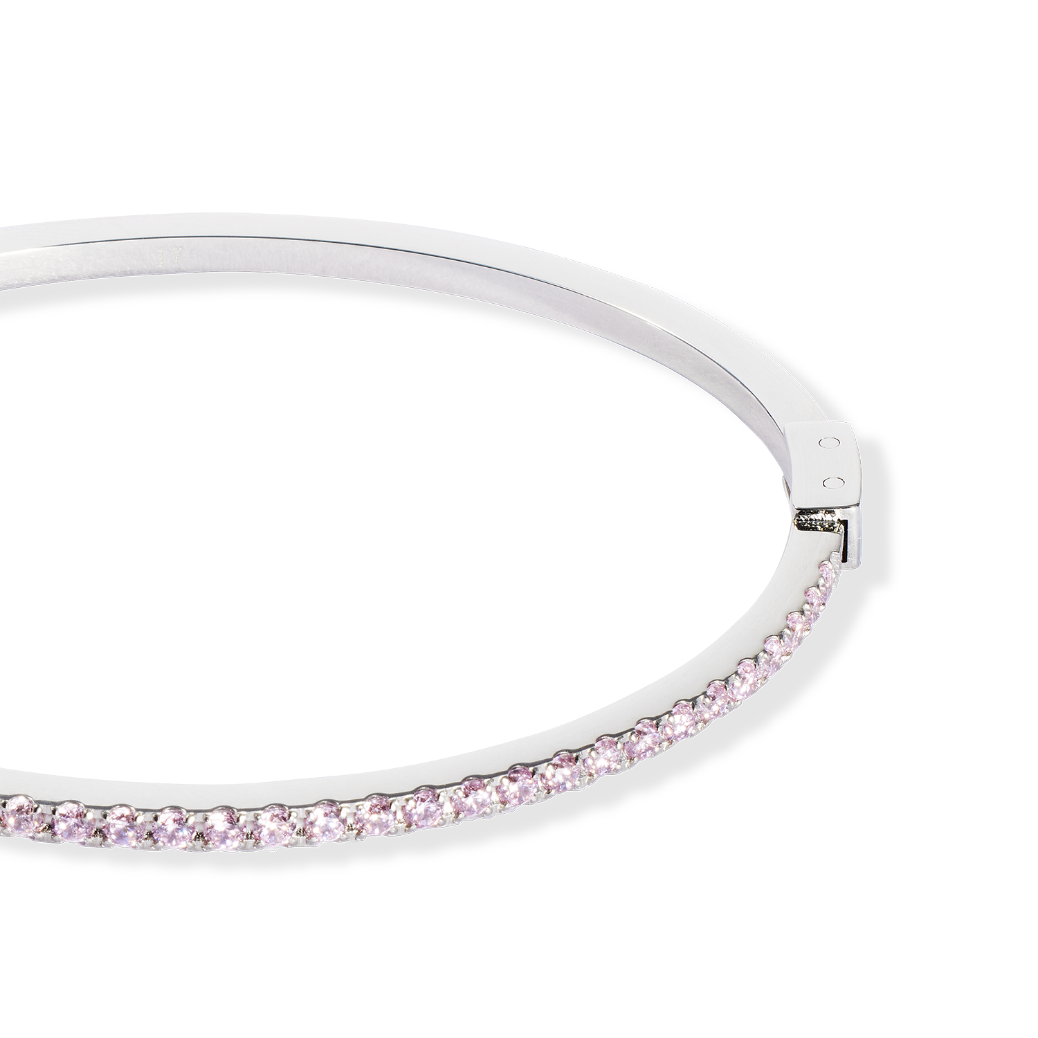 Eternal Love Armreif silber-rosa von COEUR DE LION – Detailaufnahme