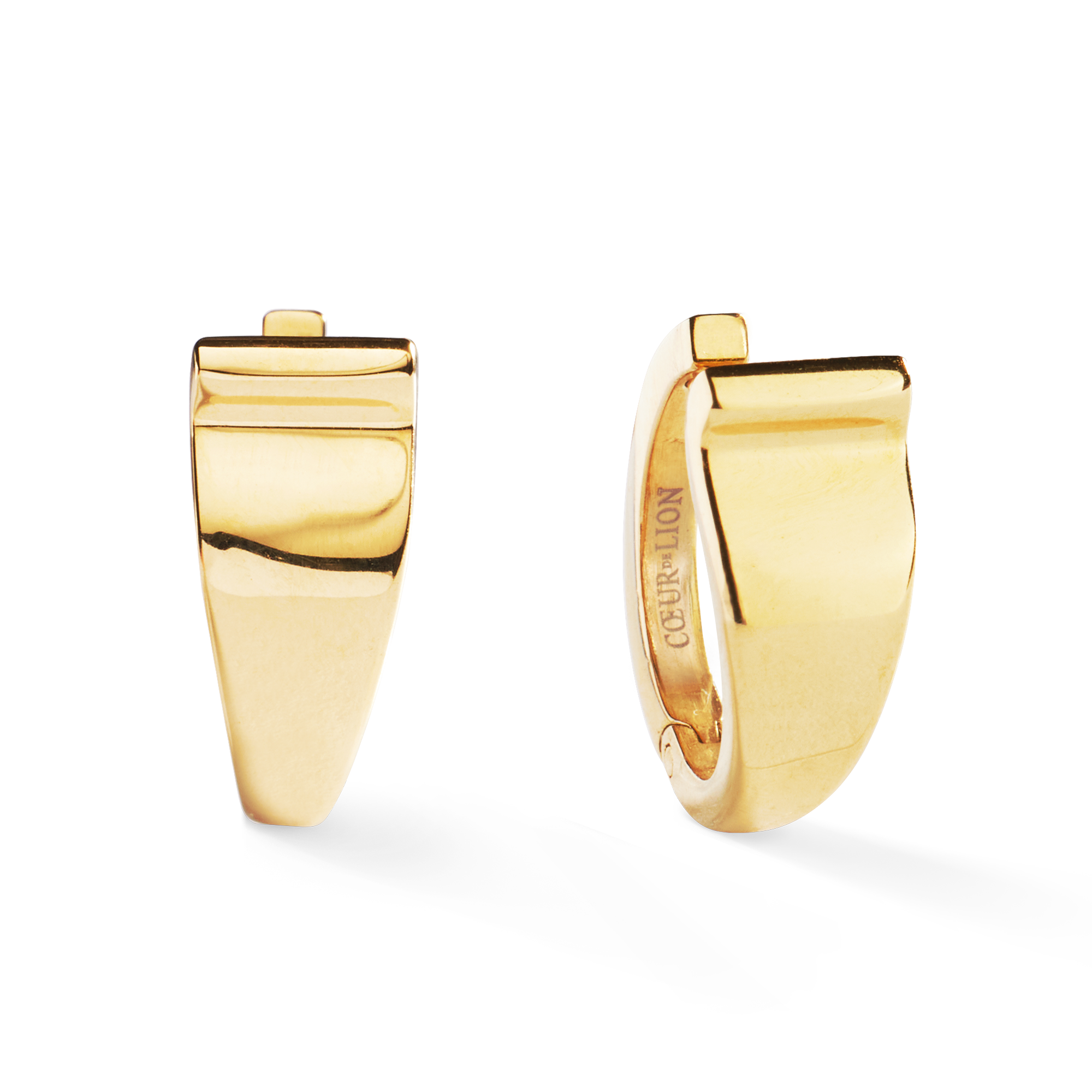 EAR ME UP Creole Contour Gold von COEUR DE LION – Detailaufnahme
