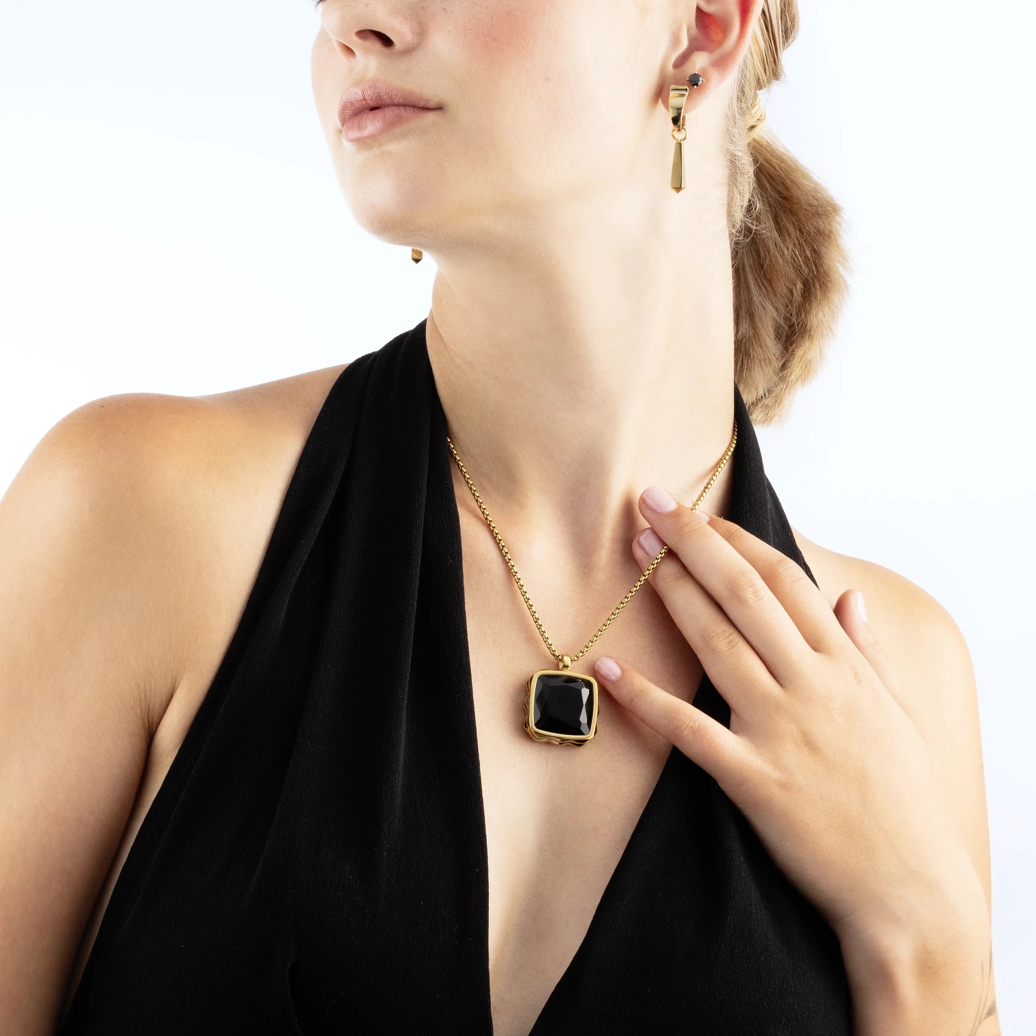 EAR ME UP Creole Contour Gold von COEUR DE LION – Tragevariante