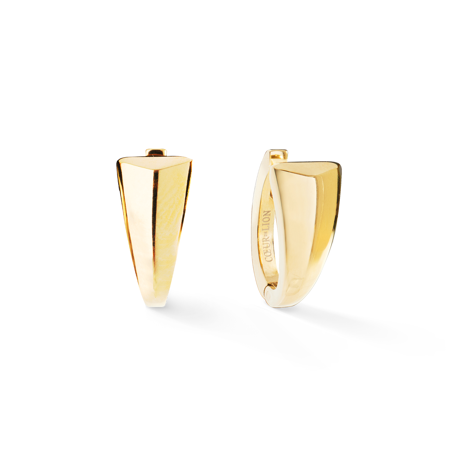 EAR ME UP Creole Tapered Gold von COEUR DE LION