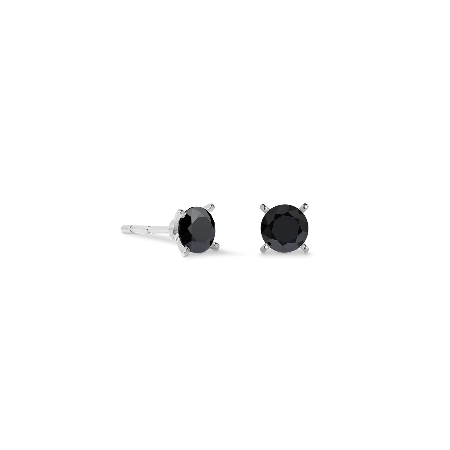Ohrstecker Glam Dot 5 mm silber-schwarz von COEUR DE LION