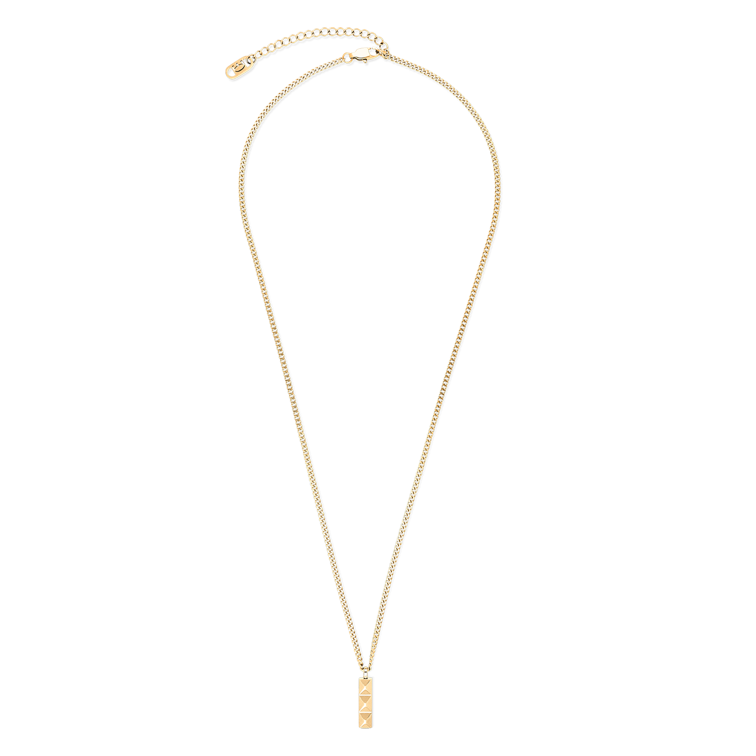Halskette Spikes Trio Bar gold von COEUR DE LION