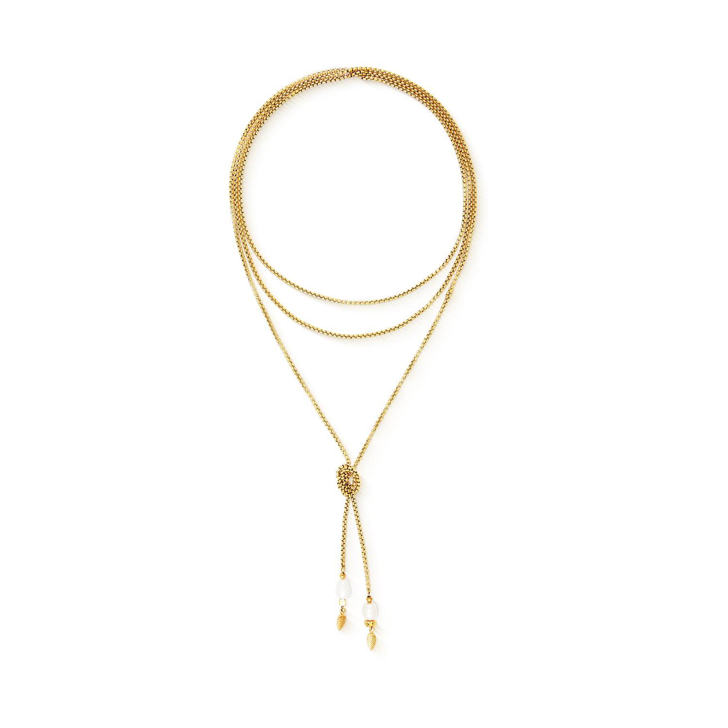 Halskette Serene Knot Chain gold von COEUR DE LION