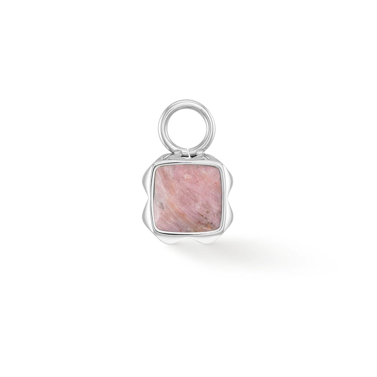 Birthstone Juli Charm Rhodochrosit Silber von COEUR DE LION