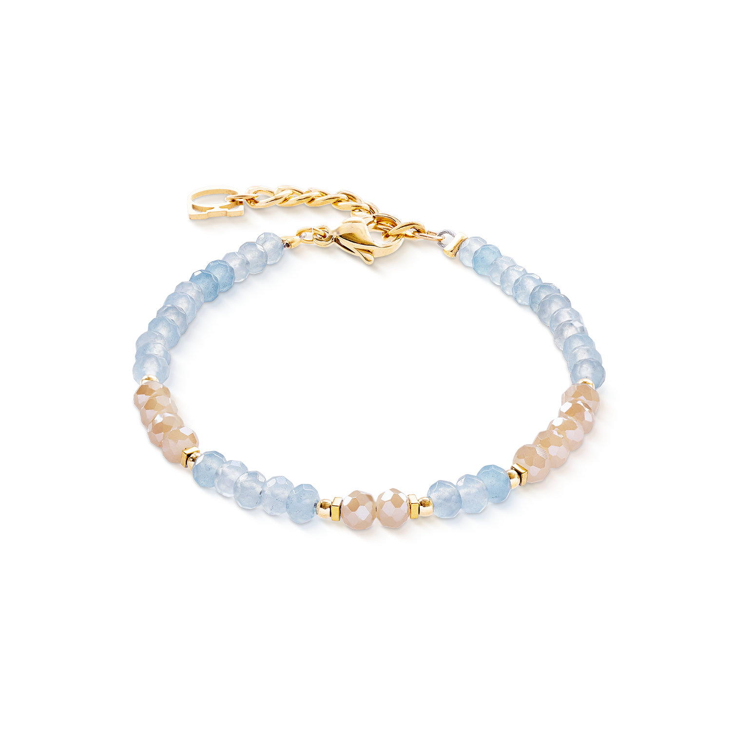 Armband Rhythm Jade Sky gold von COEUR DE LION