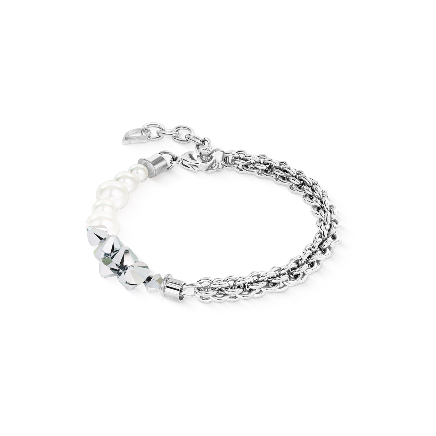 Armband Dancing Crystals Fusion Silber