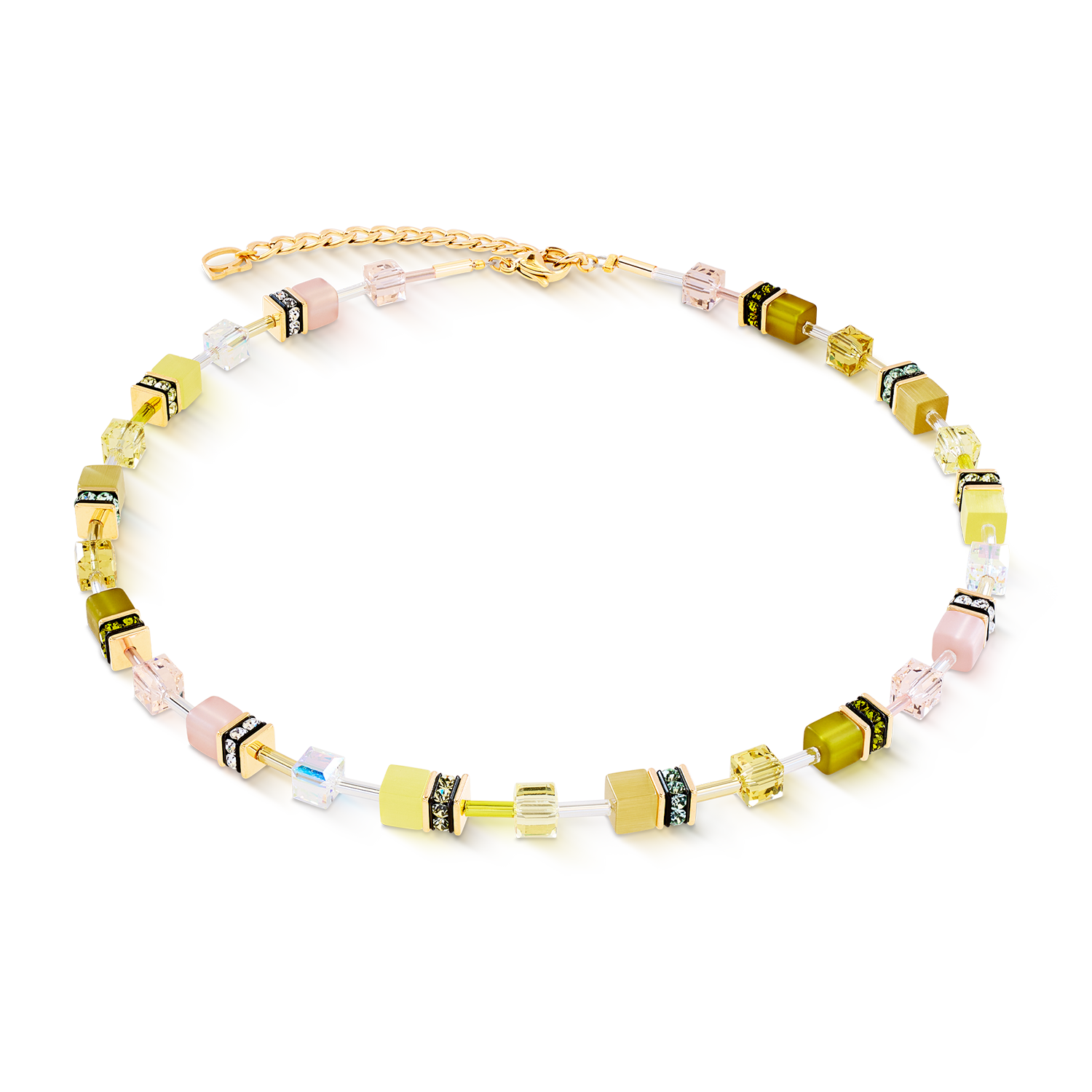 GeoCUBE® Iconic Halskette Olive Blossom von COEUR DE LION