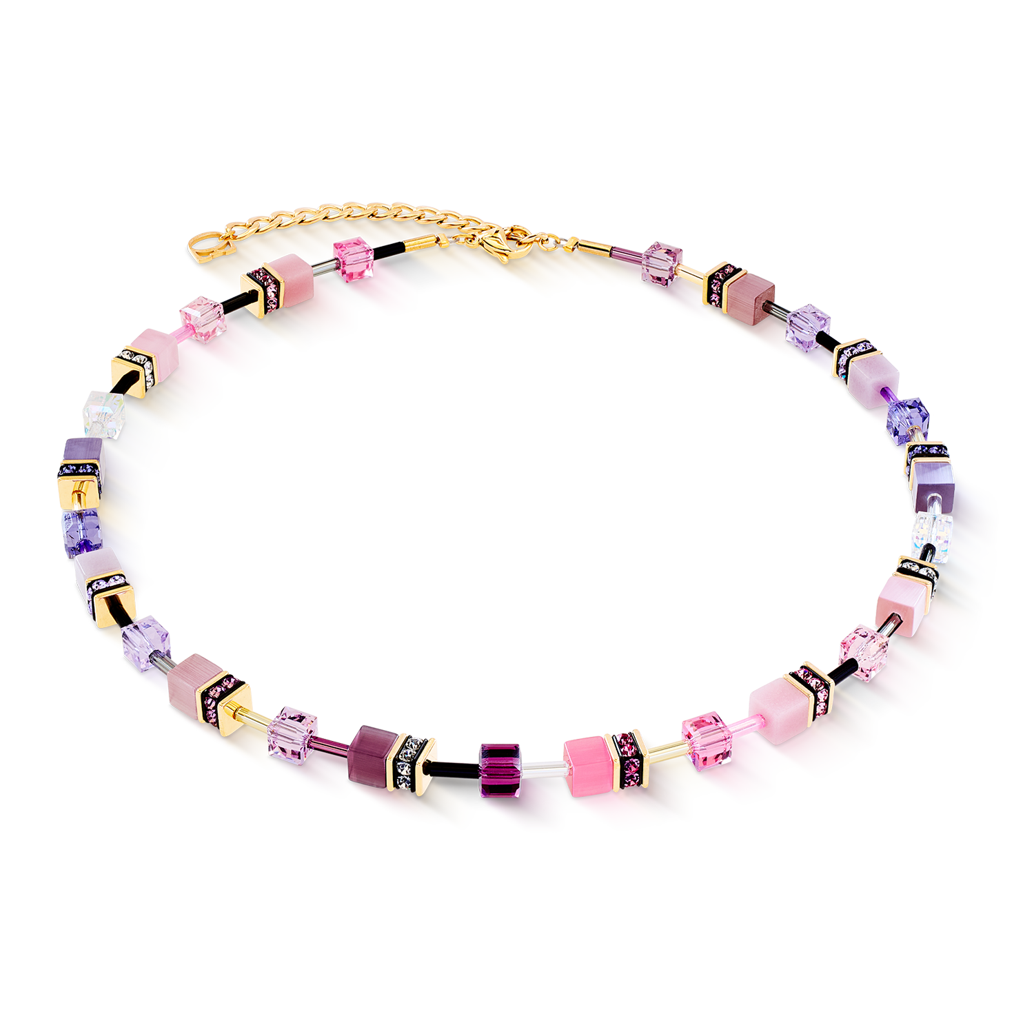 GeoCUBE® Iconic Halskette rosa-flieder von COEUR DE LION