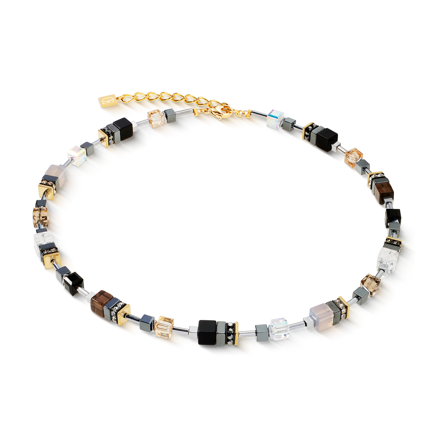 GeoCUBE® Precious Motion Halskette Stone Whisper gold von COEUR DE LION