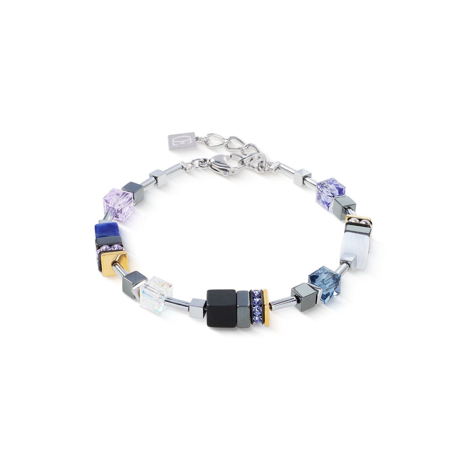 GeoCUBE® Precious Motion Armband Blue Moon Bicolor von COEUR DE LION