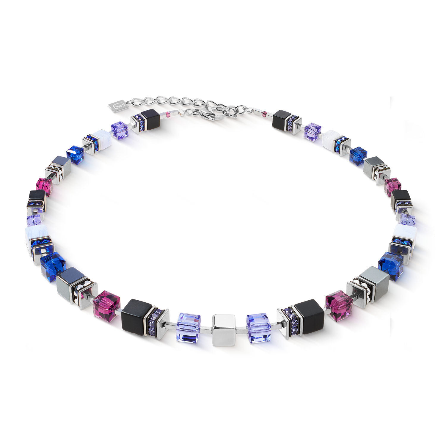 GeoCUBE® Precious Statement Halskette Blue Moon von COEUR DE LION