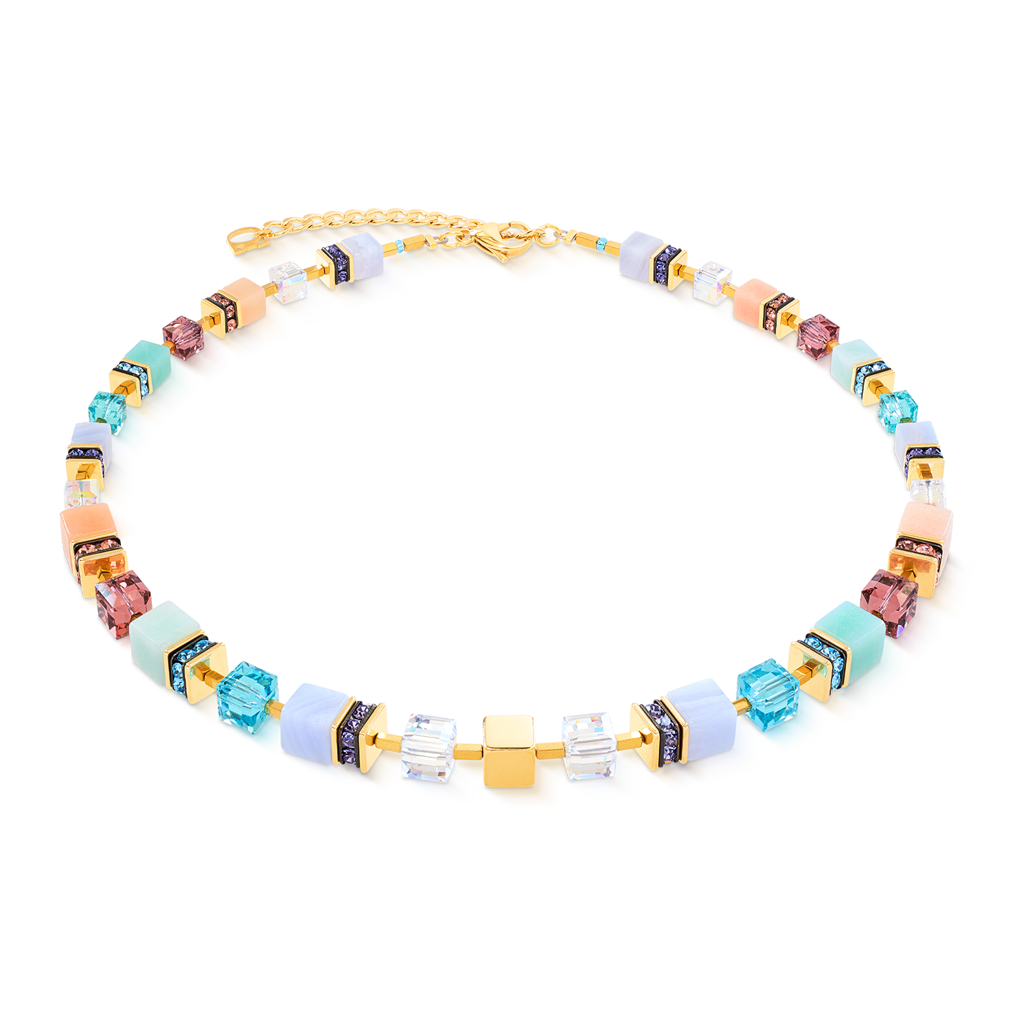 GeoCUBE® Precious Statement Halskette Art Nouveau von COEUR DE LION