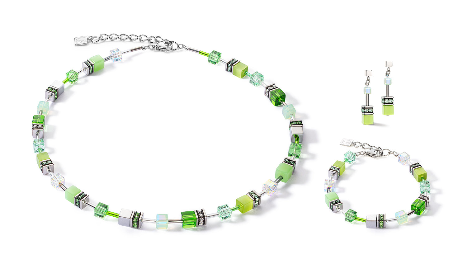 GeoCUBE® Iconic Joyful Colours Halskette grün