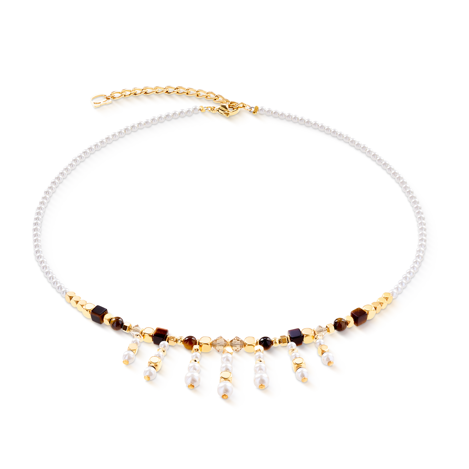 Halskette Princess Sunray gold-braun von COEUR DE LION