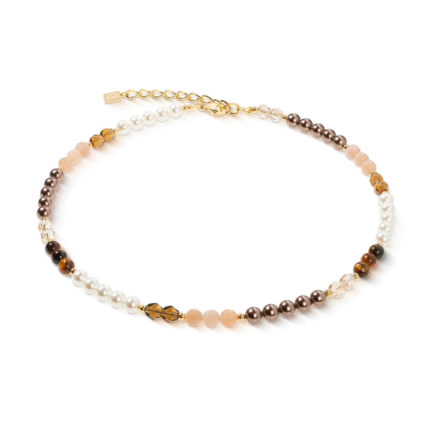 Halskette Precious Elysia gold-braun von COEUR DE LION