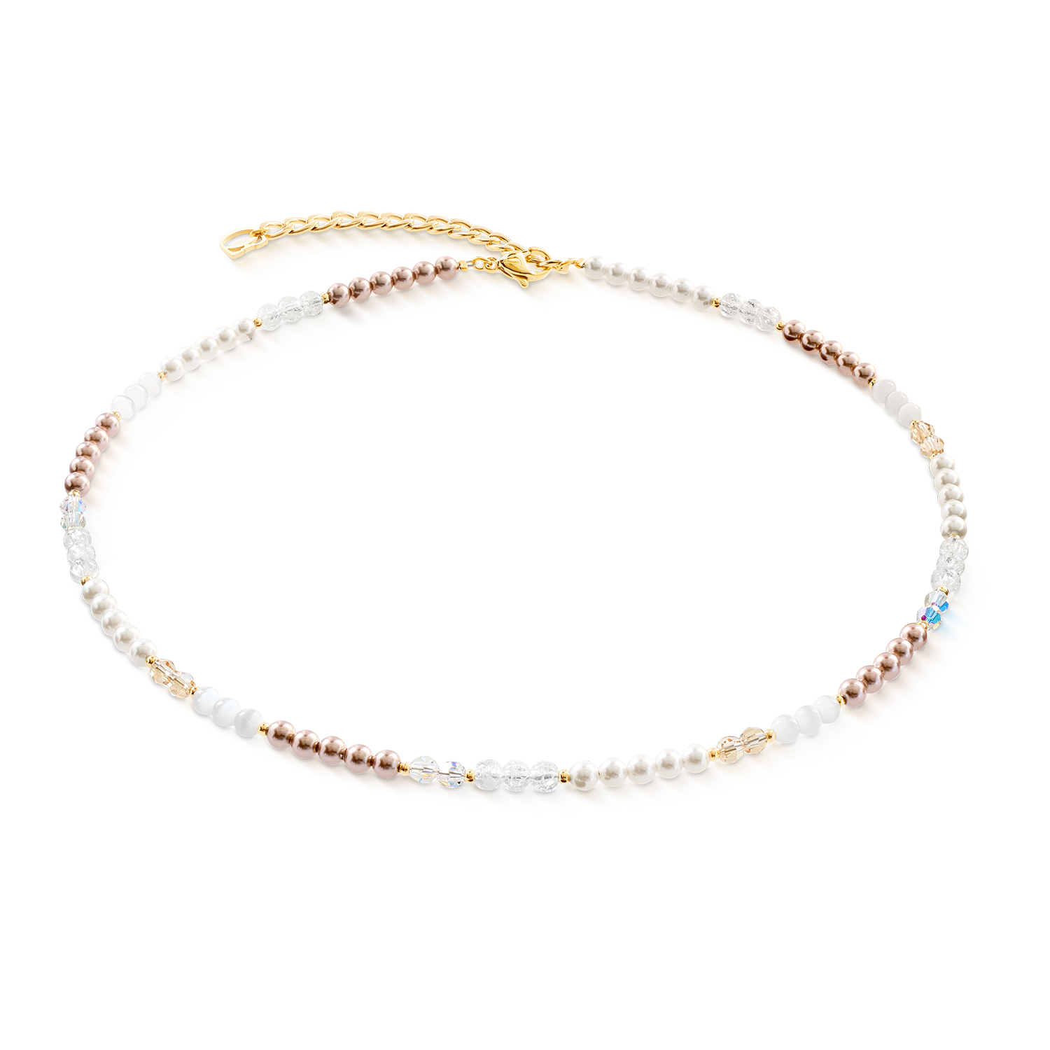 Halskette Princess Rhythm gold-blush von COEUR DE LION
