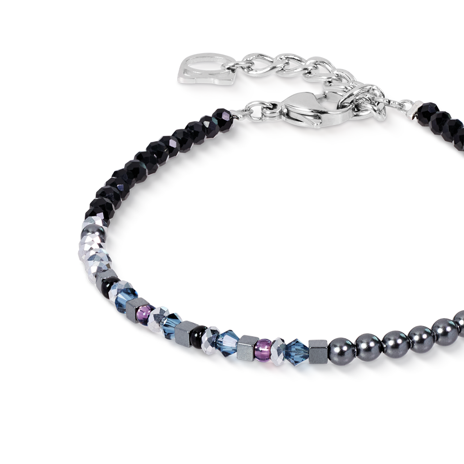 Armband Fusion Offset Graphic grau-schwarz