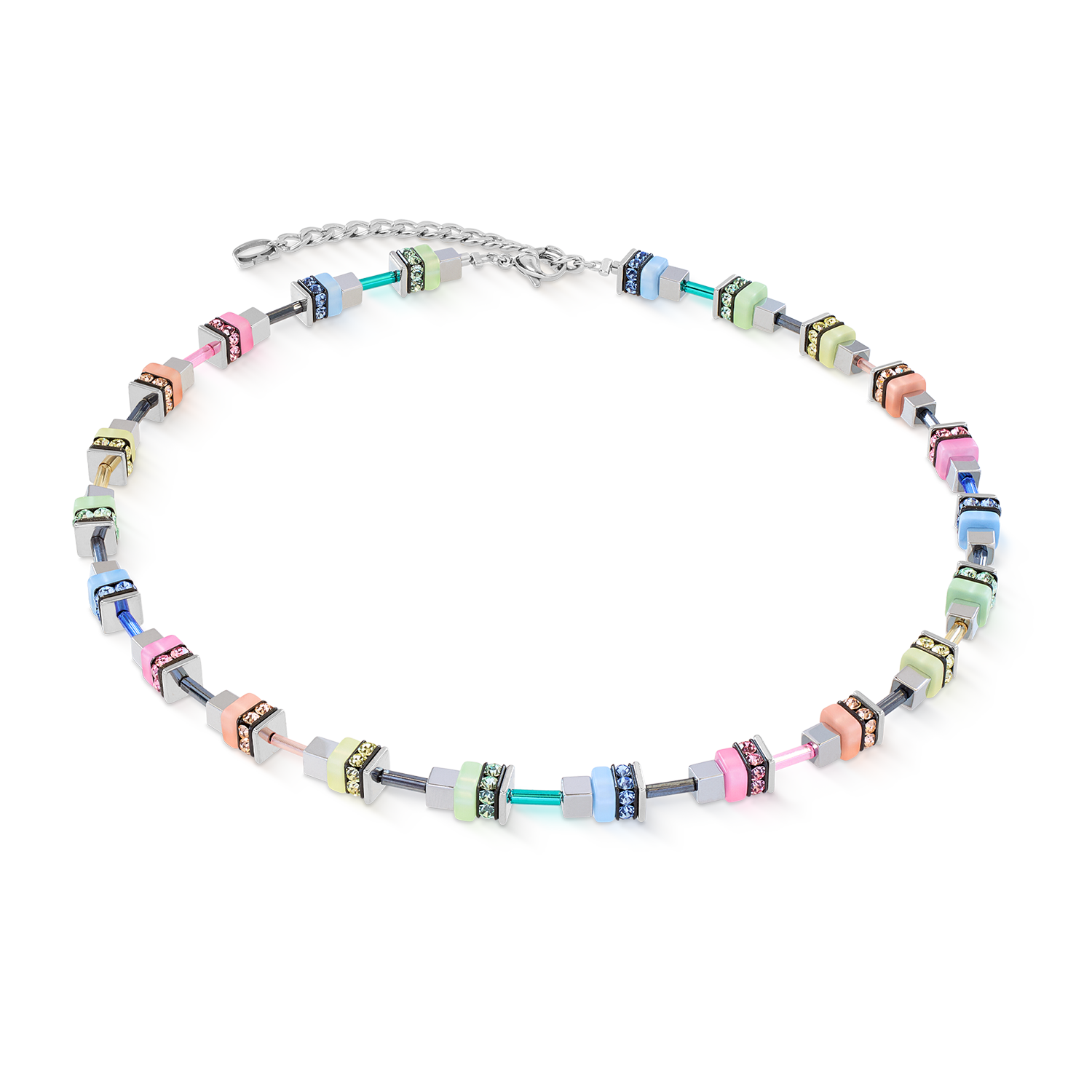 Halskette Fresh Sorbet Cube multicolor von COEUR DE LION