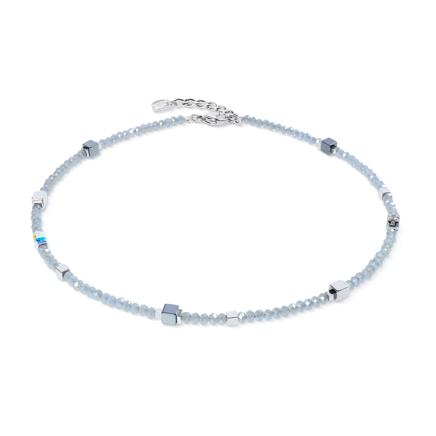 Joyful Colours Flex Armband silber-grau von COEUR DE LION – Tragevariante