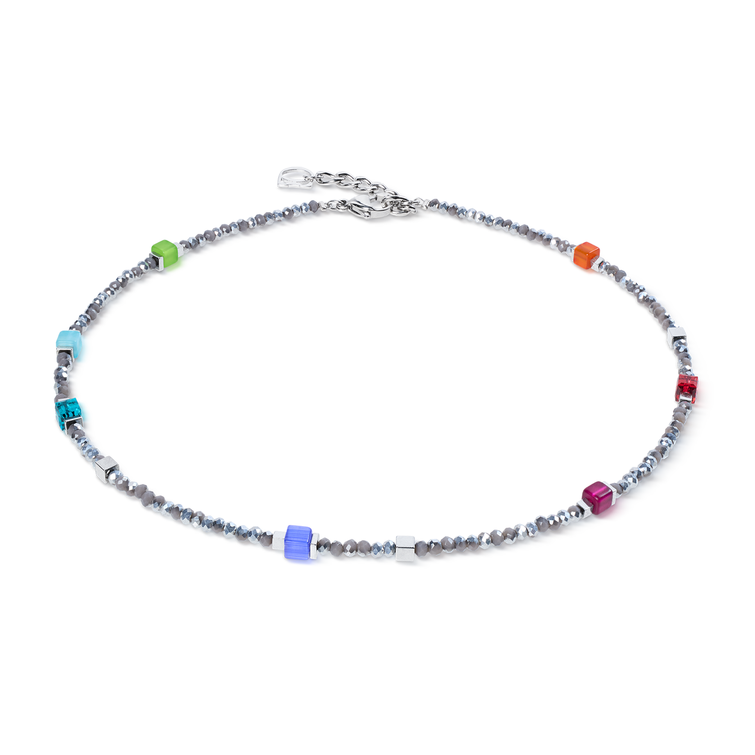 Joyful Colours Flex Armband silber-multicolor von COEUR DE LION – Tragevariante