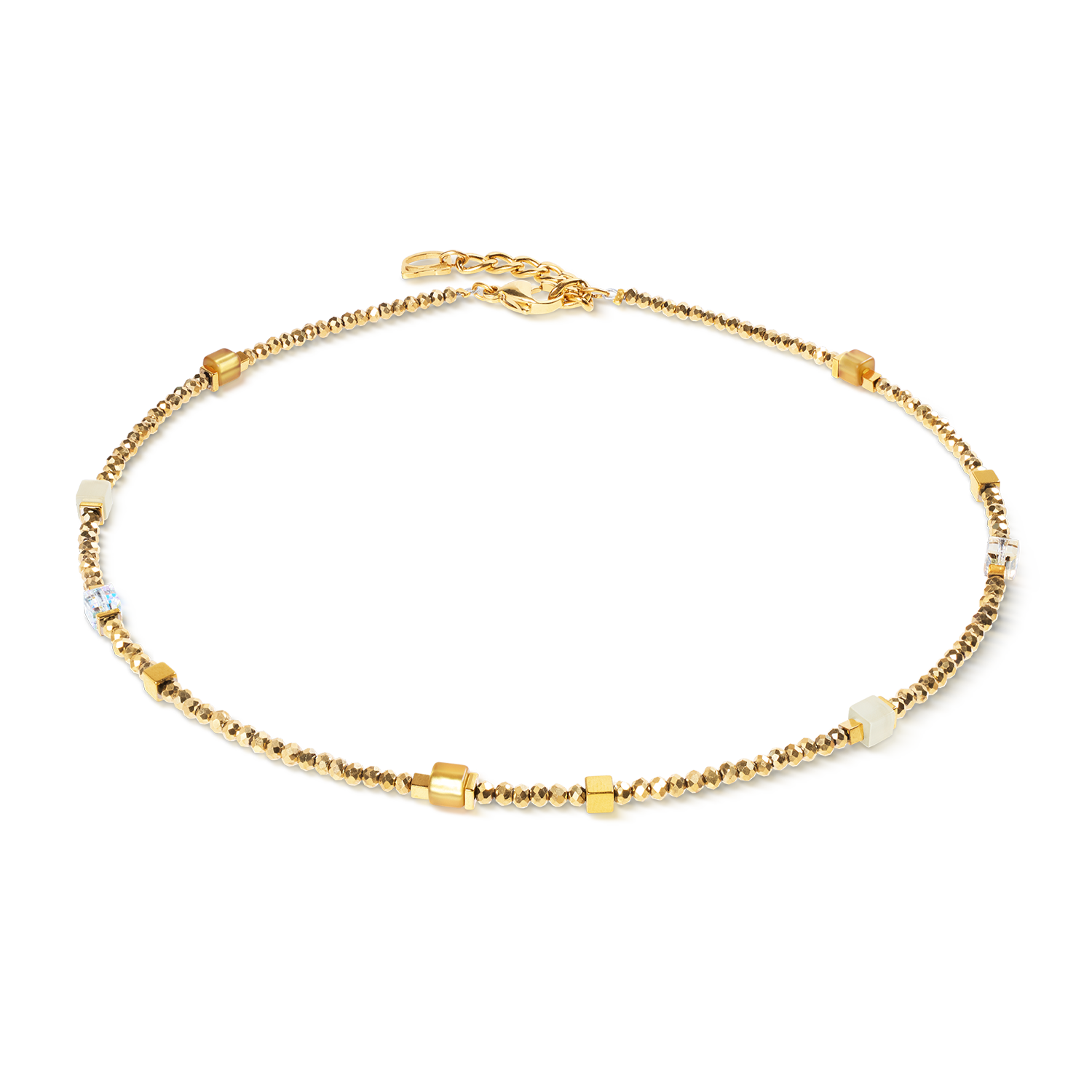Joyful Colours Flex Armband gold-gold von COEUR DE LION – Tragevariante