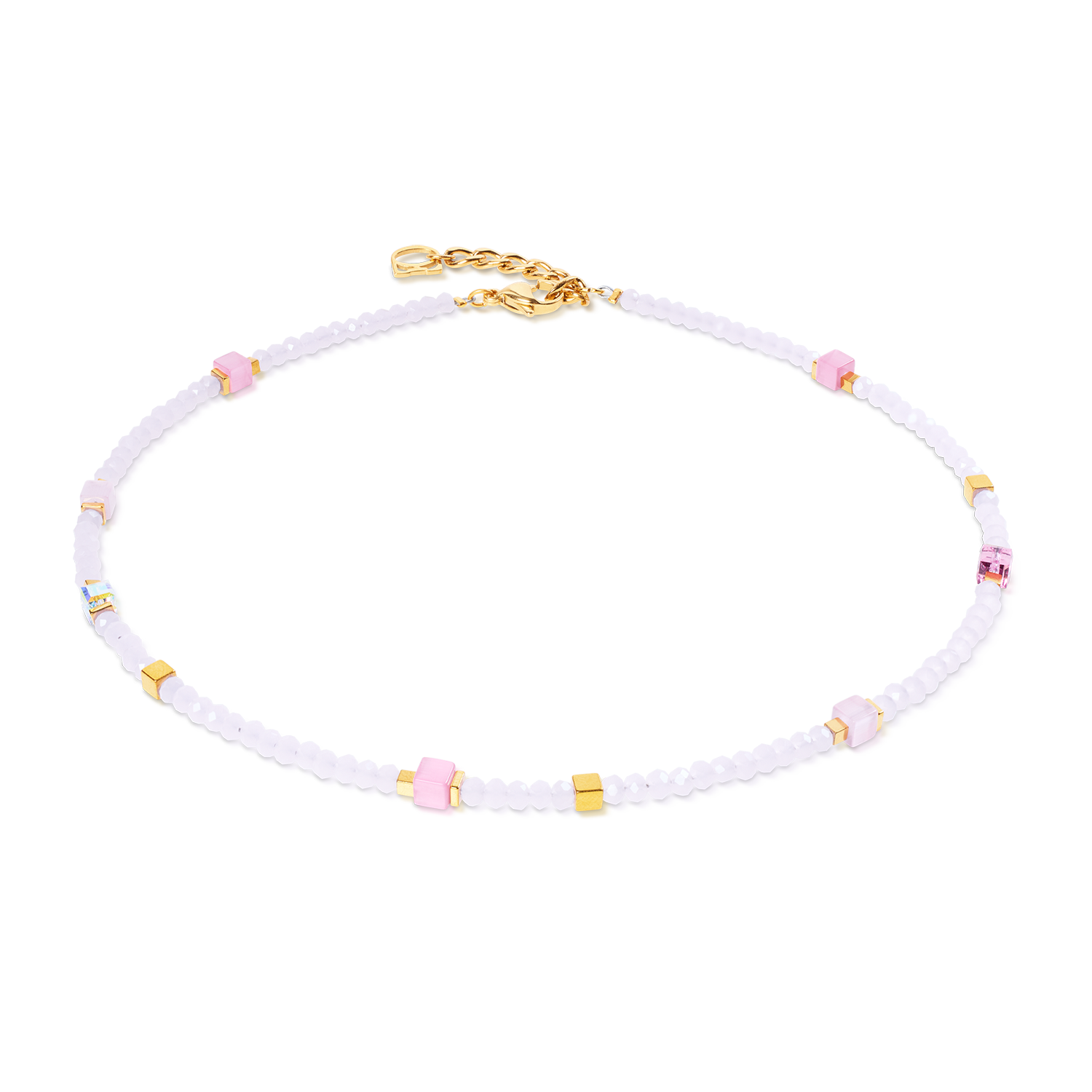 Joyful Colours Flex Armband gold-rosa von COEUR DE LION – Tragevariante