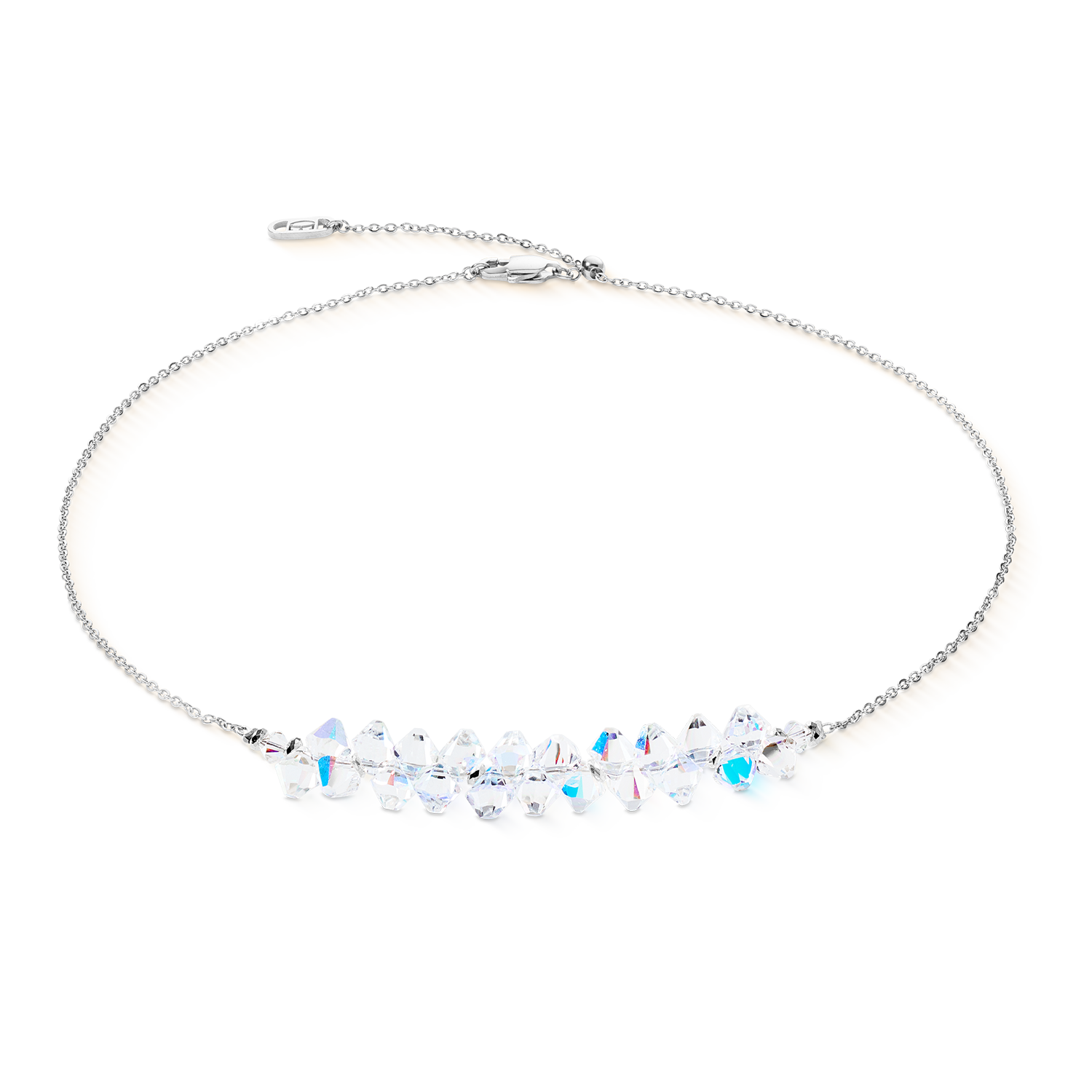 Halskette Dancing Crystals Pure silber-kristall von COEUR DE LION