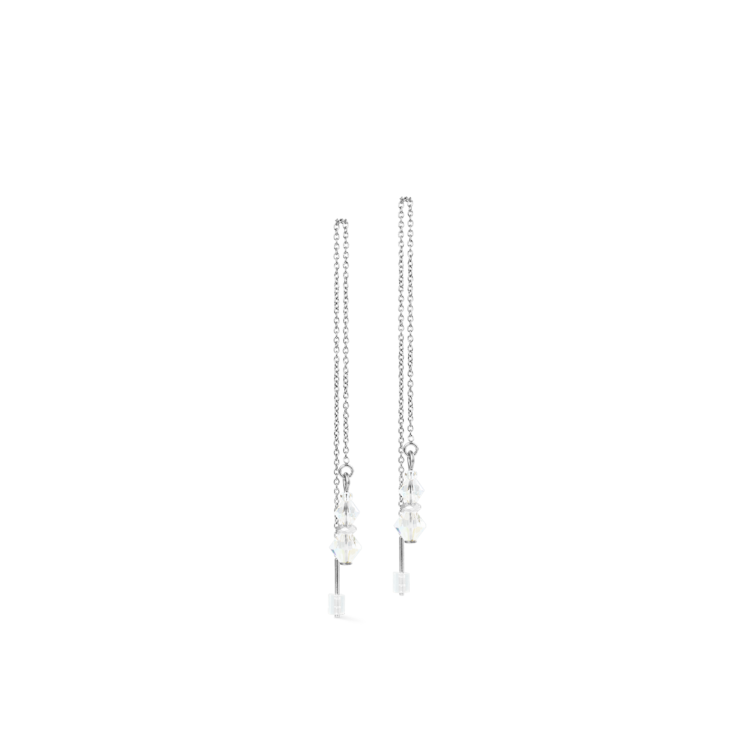Ohrringe Dancing Crystals Pure silber-kristall von COEUR DE LION