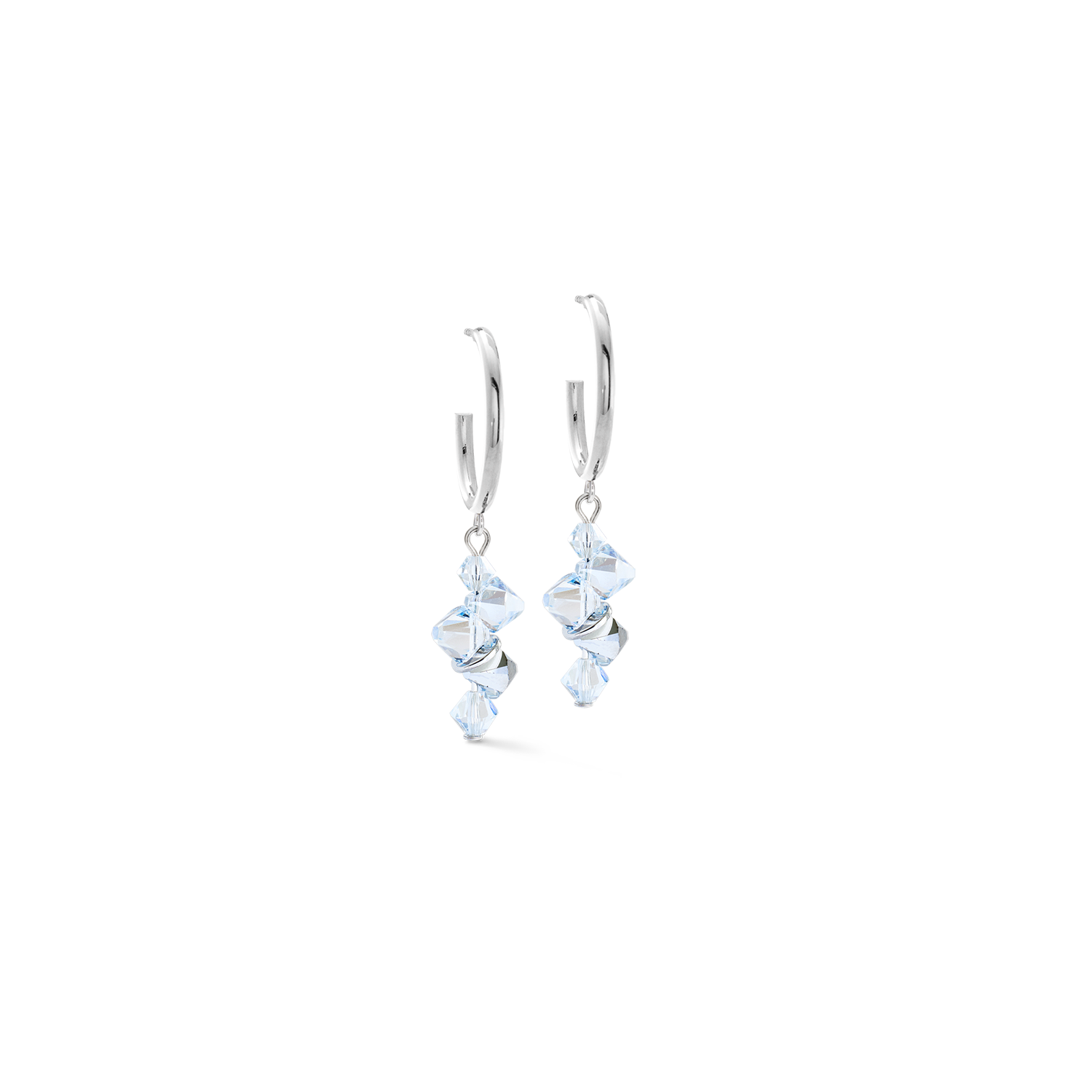 Dancing Crystals Ohrringe silber-kristall von COEUR DE LION