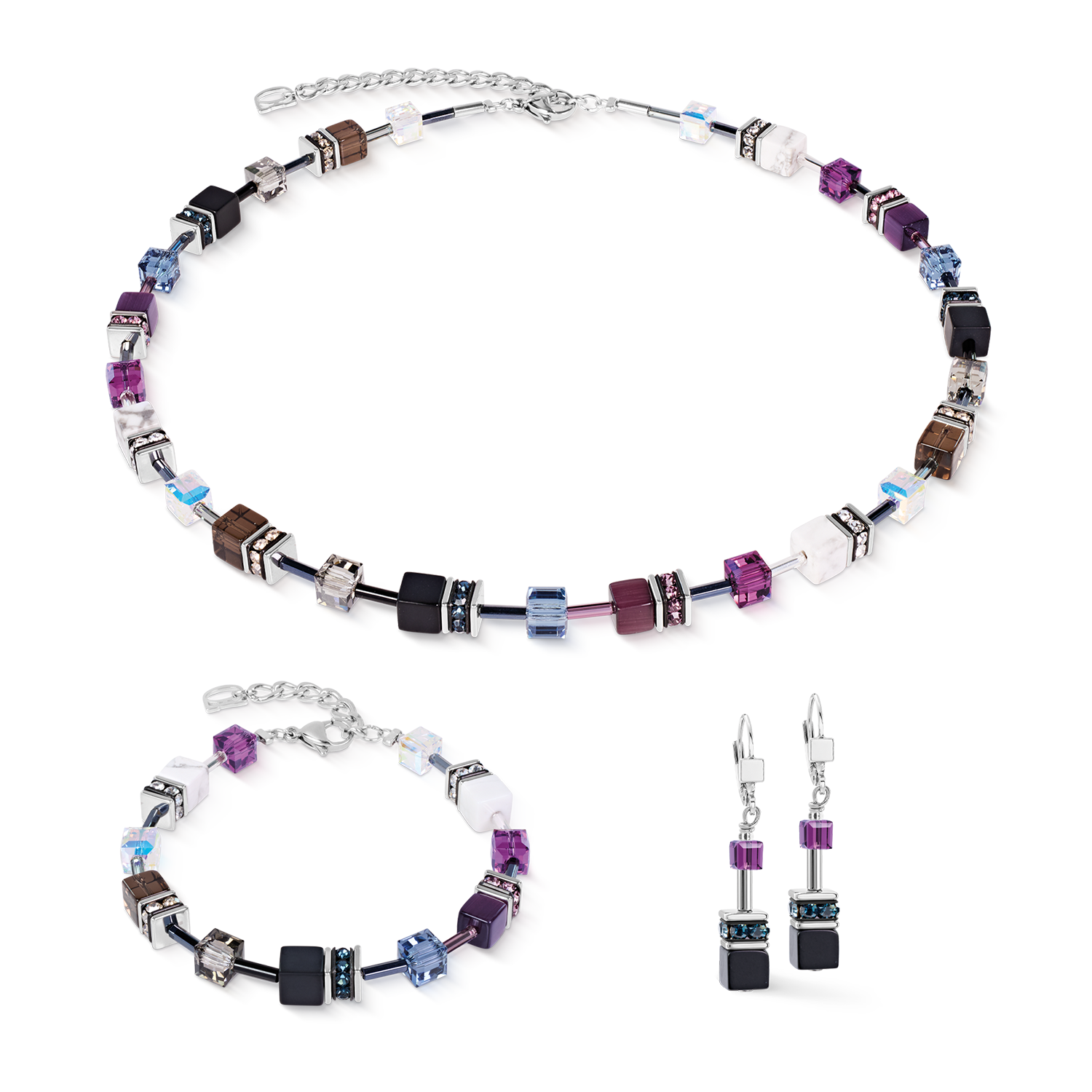 GeoCUBE® Iconic Precious Ohrhänger Twilight