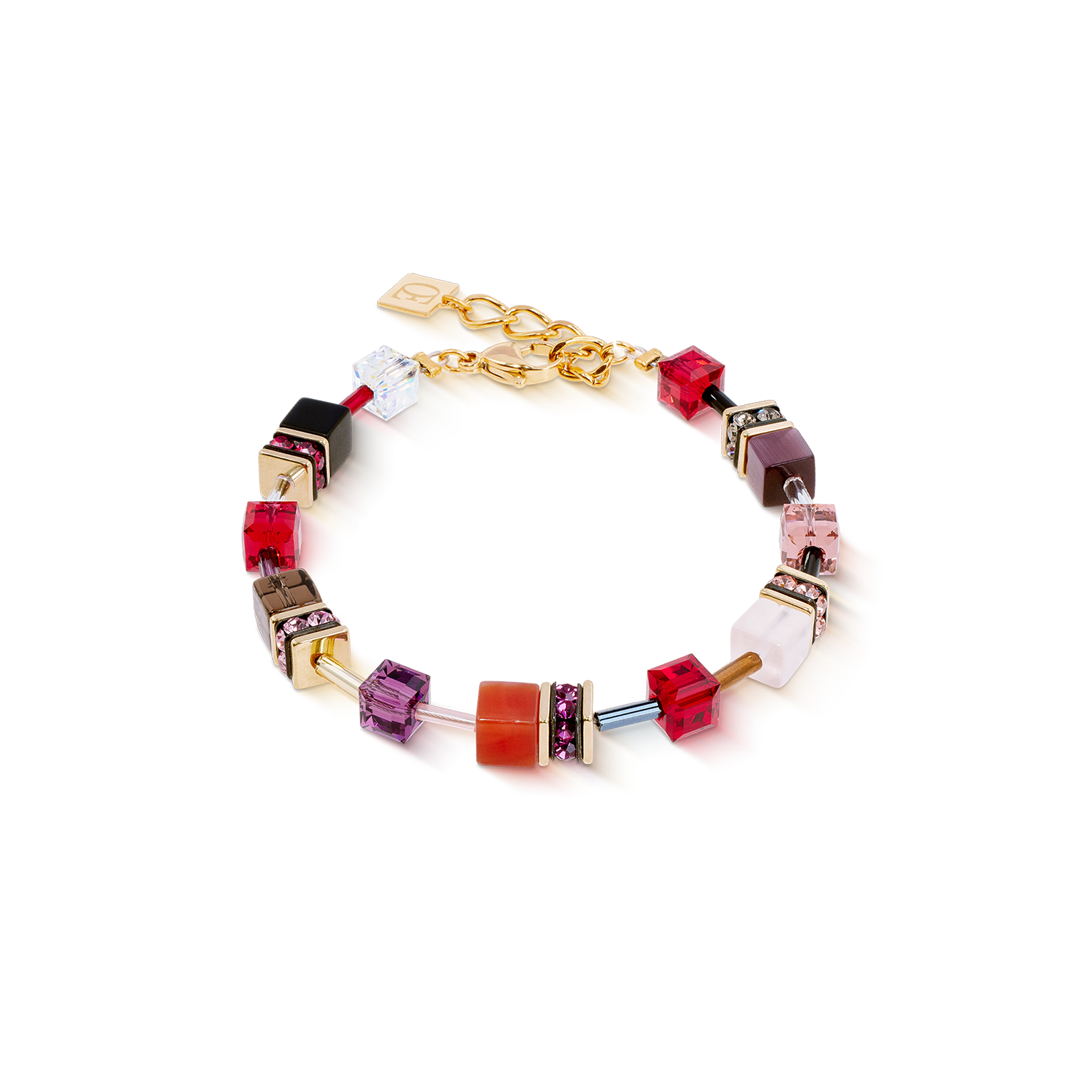 GeoCUBE® Iconic Precious Armband Festive rot von COEUR DE LION
