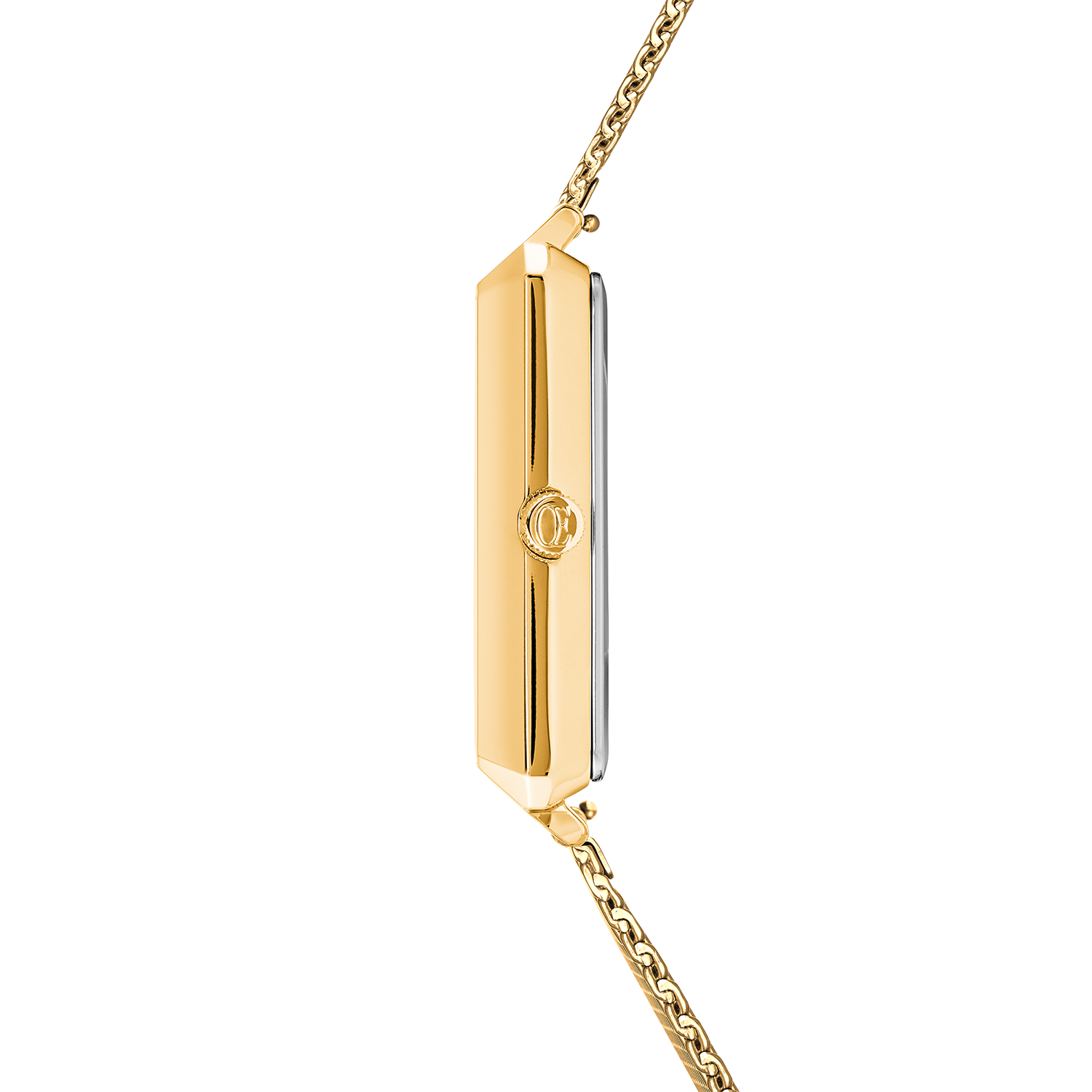 Uhr Iconic Spikes gold Milanaise Edelstahl gold von COEUR DE LION – Tragevariante